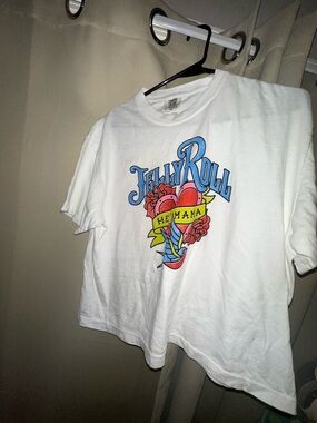 Comfort colors Jelly Roll hey mama crop T shirt women’s size large